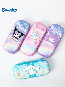 Sanrio Pencil Case Primary School Student Kids Girls Lightweight Stationery Box Kuromi Cinnamoroll Babycinnamoroll Pencil Case Girls Cartoon