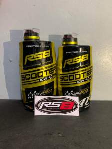 nicsmotoph - RS8 ECO SCOOTER 10W40 SYNTHETIC 1 LITER 800 ML FOR MOTORCYCLE ENGINE CHANGE OIL