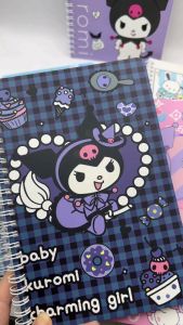 A5 ห่วงข้างสมุดโน๊ต จดบันทึก มีเส้นบรรทัด สันห่วงข้าง ขนาด A5 60หน้า สมุดจดบันทึก ลายน่ารักมากๆ