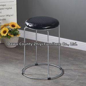Stackable Reinforced Small Round Soft-padded Stool