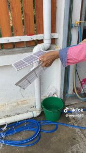 แผ่นกรองดัดฝุ่นแอร์เคลื่อนที่ 9000 บีทียู ยี่ห้อวิมานแอร์ และ ยี่ห้อastina