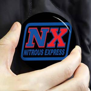 NX N-Nitrous E-Express 32/44/58mm Round Cartoon Brooches Handmade Pins for Backpack Jewelry Accessories Gifts Creative Badge