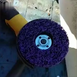 1Pcs 100/115/125mm Coral Disc Poly Strip Disc Grinder Strip Disc Abrasive Wheel Paint Rust Removal Clean For Angle Grinde