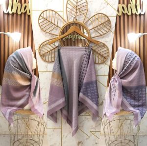 Monogram Pattern Scraf LY Jilbab Voal Branded VH Premium Kerudung Hijab Voal Motif VanillaHijab Termurah