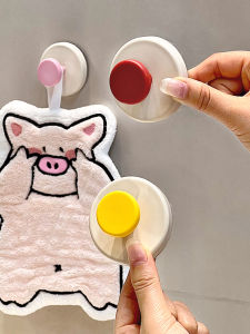 Dopamine Suction Cup Hook No Drilling Kitchen Multi Function Storage Sticky Hook Bathroom Door Back Clothes Hook Plastic Material