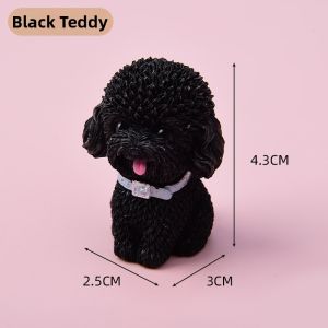Cartoon Cute Dog Mini Resin Ornament