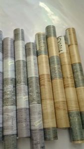 Wallpaper Dinding Stiker Kamar Kafe Ruang Tamu Teras Pilar Motif Kayu Vintage Ukuran L 45cm x P 8-9m