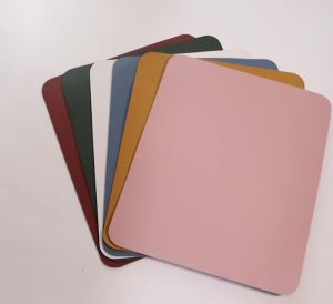 Small PU mouse pad Non-Slip Gaming Desktop Mouse Pad Waterproof Anti-Scratch Eacsy To Clean Mat For PC Laptop Desktop 25*21cm