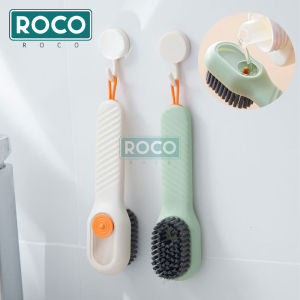 ROCO Multipurpose Cleaning Brush 多用途可加液刷子 Clothes Brush Soft Bristle Shoes Brush Berus Kasut With Soap Dispenser