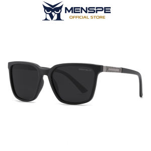 MENSPE Mens Driving Sunglasses Fashion Polarized Sunglasses Square Frame Sunglasses UV400 Clear Vision Sunglasses Cycling Riding Running Glasses for Men