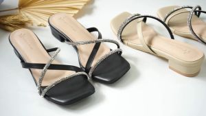 Sandal Wanita Heels 3 Cm Haruka