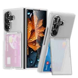 Ví Đựng Thẻ Sang Trọng Chống Sốc Bảo Vệ Toàn Diện Bằng Chất Liệu PC Cho Samsung Galaxy Z Fold 8 Ultra 7 6 5