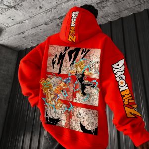 Dragon Ball Comics Co Branded Printed Hoodie 2025 Mens and Womens Autumn/Winter New Loose Casual Japanese Harajuku Sweater Top