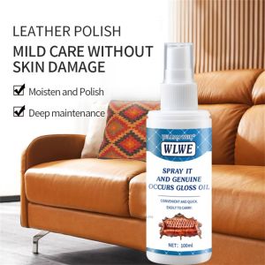 Ms.Clean Leather Brightener Leather Garment Sofa Cleaner Household Leather Refurbished Polishing Anti-aging Care Liquid ~0616