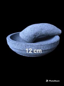 Cobek batu asli 100% MINI ukuran 12 cm harga termurah