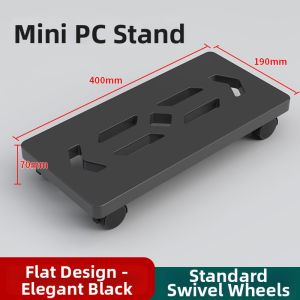 Durable Adjustable CPU Stand with Wheels