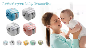 SG [In Stock] Baby Ear Protection Suitable Baby Ear Protection Babies and Toddlers Up to 36 Months Noise Reduction Earmuffs Comfortable Baby Headphones Improve Sleep Baby Sound Blocking EarmuffsHearing Protection with Adjustable Headband Strap for Infant
