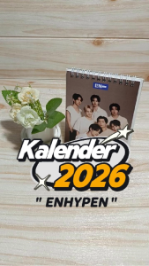 KALENDER MEJA 2026 - KPOP ENHYPEN - Kalender Murah