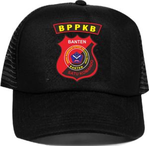 topi trucker topi ormas bppkb banten komando free stiker