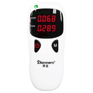 เครื่องตรวจจับอากาศเครื่องตรวจวัดฟอร์มัลดีไฮด์ความแม่นยำสูง