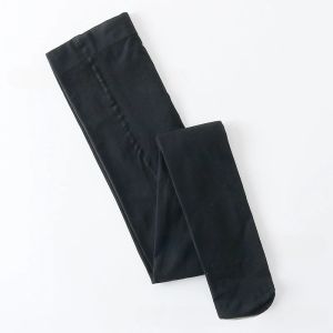 Plus Size 130KG Womens Velvet Tights 120D High Waist Warm Autumn Winter Pantyhose Stretchy Crotchless Female Tight