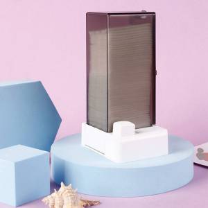 Moon Riverr Automatic Cotton Pad Dispenser Vanity Makeup Organizer for Pads Dustproof