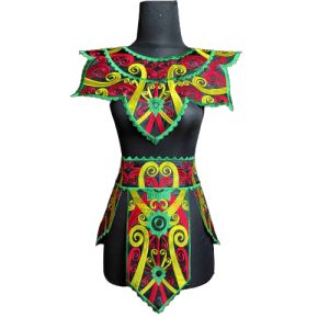 RENDA BORDIR AKSESORIS KOSTUM TARI KACE DAYAK