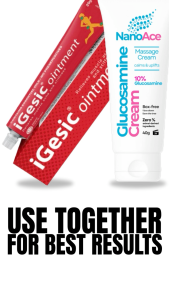 iGesic for Analgesic + NanoAce Glucosamine for Joint Care