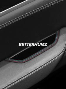 For BMW X3 F25 X4 F26 Made of Alcantara Car Interior Door Armrest Panel Storage Box Frame Trim Strip Stickers Tuning Accessories