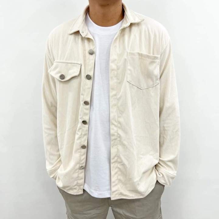 Mens white hotsell corduroy jacket