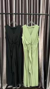 SV 6584 - Overlay Vallerie Dress | Silvervogue | Gaun Katun Poliester Midi Pakaian Kasual Wanita