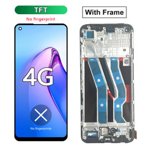 AUMOOK | New Display For Oppo Realme 10 4G LCD Display Touch Screen Digiziter Assembly For Realme 10 RMX3630 Display Replacement