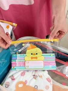 MD-C1242 Travel Bag Zipper Lock Motif Animal Lucu Serbaguna / Tas Travel Pouch Make Up Organizer