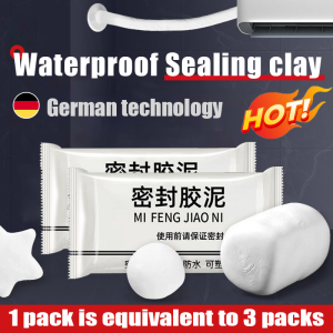 50pcs eco Wall Hole Sealing Clay 1500G For Leaking Pipes Cement Sealant Waterproof Mouse Hole Air Conditioning Hole Repair Sealant Cement Clay Sealing Putty