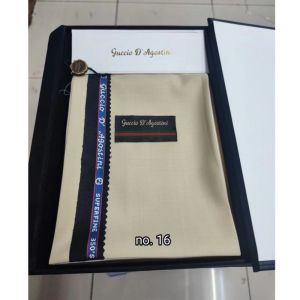 (Harga 1 Meter ) Bahan Kain stelan jas & Blazer pure wool Guccio superfine 350s