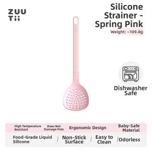 Zuutii | Food Grade Heat Resistant Platinum Liquid Silicone Slotted Spoon