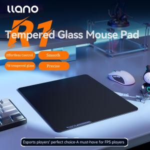 Llano Professional gaming mouse pad Glass mouse pad FPS matte computer game non-slip comfort Simple desktop Laptop e-sports Study Office Games Dorm Gifts esports Upscale beautiful