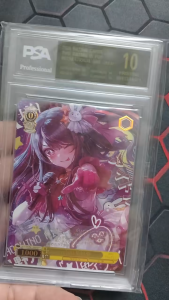 Tranh Thẻ Khung LIM Hoshino Signed chấm điểm 10 Point WS 4 psa