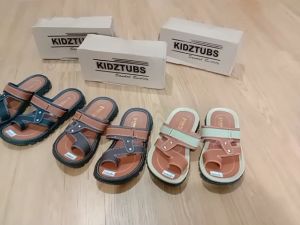 Sandal Kulit Anak Laki Laki Sandal Tasik Anak Laki Laki Sandal Jepit Anak Laki Laki Umur 6-10 Tahun-KIDZTUBS1306122923