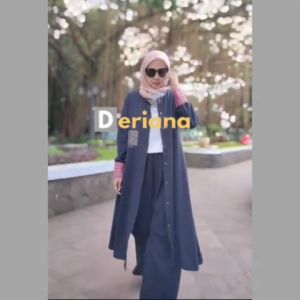 Deriana Project Fashion Muslimah Kekinian Adeeva Oneset