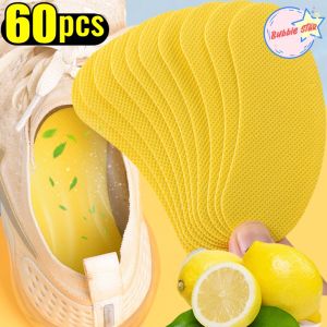 แพทช์ระงับกลิ่นกายที่ขจัดกลิ่นรองเท้า12/36/60ชิ้นรสเลมอนดูแลเท้าเพื่อผ่อนคลายเท้าของนักกีฬา