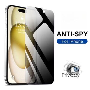 Anti-Spy Privacy Tempered Glass For iphone 16 16e 15 pro 14 plus 13 pro max 12 mini 11 X XS XR XS Max 6 7 8 6s Plus Anti Blue Light HD Clear Matte Film Screen Protector