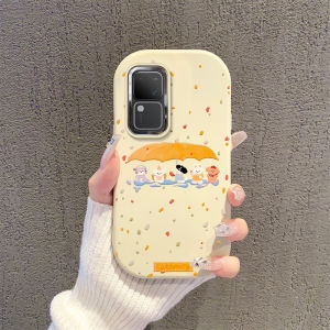 Creative Rainbow Rain Silicone Phone Case Full Protection Shockproof Cute Cartoon Design for Vivo S18 pro S17T S16E S15 S12