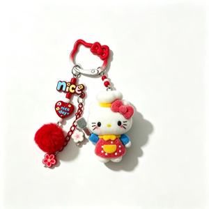 Sanrio | Hot Kawaii Dopamine Style Bag Charm Keychain DIY Fashion Hanging Ornament Holiday Surprise Gift for Ladies