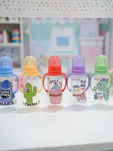 BABY BOO WIDE-NECK BABY BOTTLE 250ML - ANTI-COLIC SILICONE TEAT BPA-FREE ROUND CAP NURSING FEEDING BOTOL