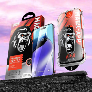 HOCE ความแข็ง9H ปกป้องหน้าจอสำหรับ iPhone 17 16 15 14 13 12 11 Pro Max X XS Max 17กล่องถอดฝุ่นในอากาศฟิล์มกระจก iPhone X พร้อม Privacy ติดตั้งง่ายแก้ว