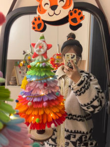 Handmade Christmas Tree Twisted Stick Decorations Large Size Festive Atmosphere Ornaments Gifts for Girlfriend Best Friend