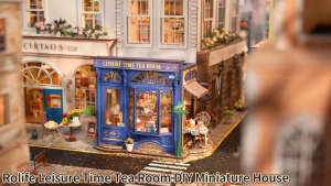 [พร้อมส่ง Eng.Version] Leisure Time Tea Room Rolife DG171 DIY Miniature House บ้านจิ๋ว
