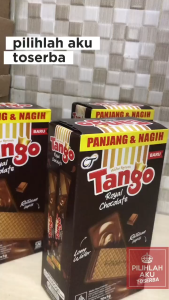 Tango Wafer CHOCOLATE - (HARGA 1 KARTON ISI 12 BOX)