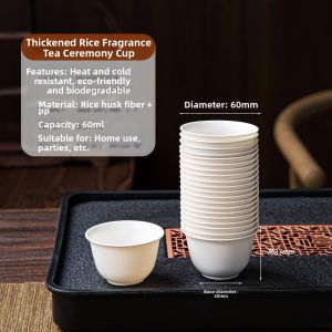 NUOXIAN | Rice Husk Disposable Cup Portable Environmentally Friendly